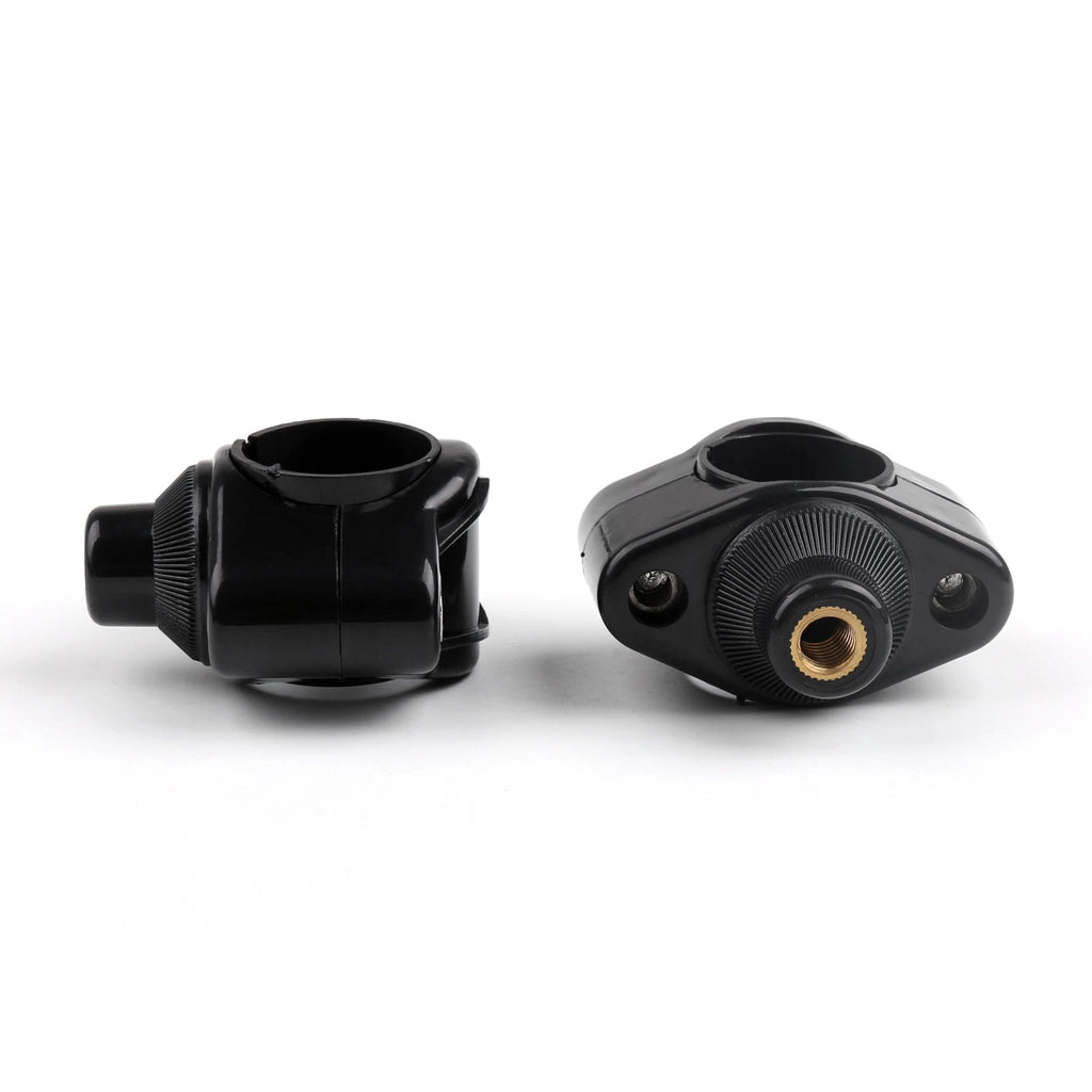 Set of 2 Windshield Mounting Hardware Handlebar Clamps 1" & 1 1/8"