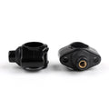Set of 2 Windshield Mounting Hardware Handlebar Clamps 1" & 1 1/8"