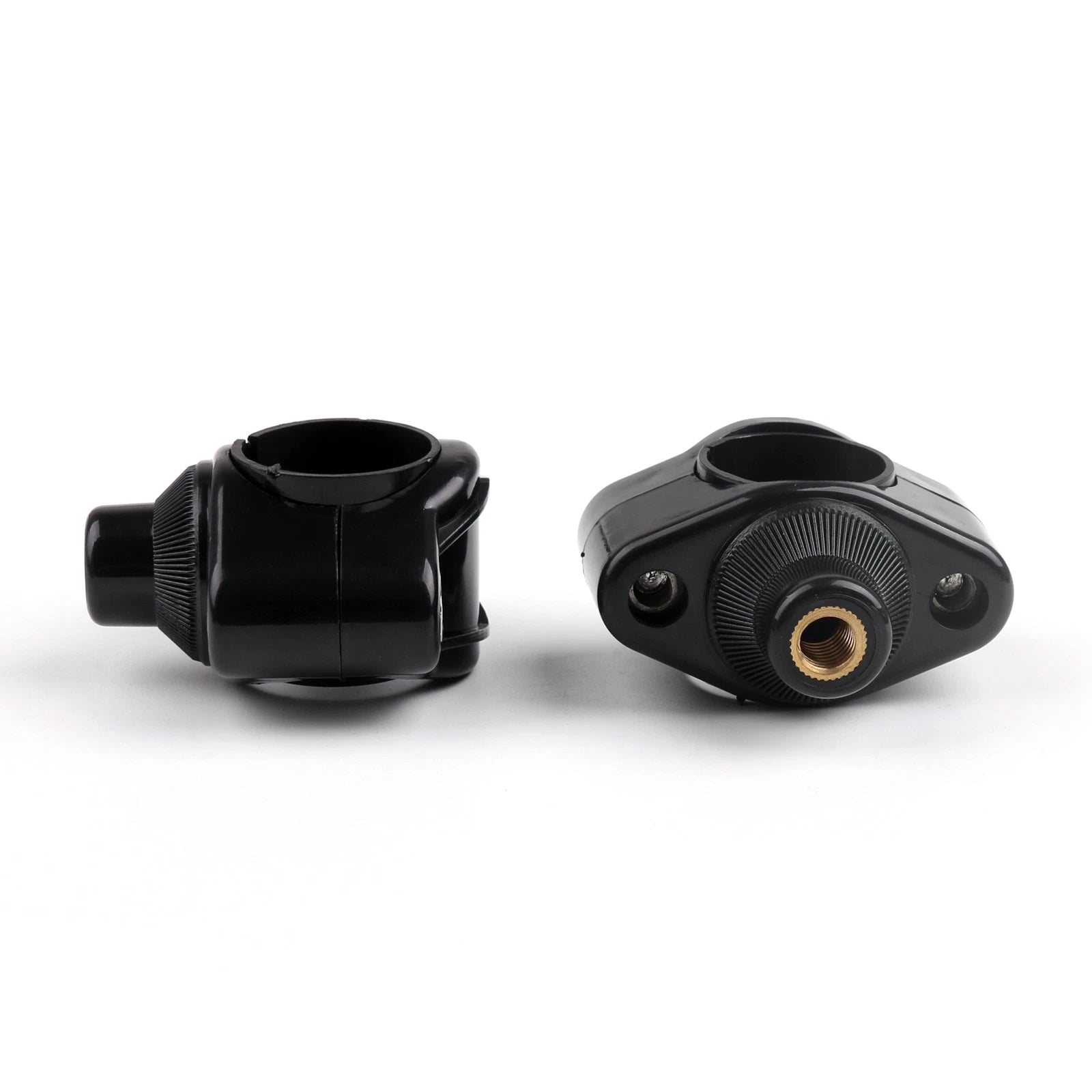 Set of 2 Windshield Mounting Hardware Handlebar Clamps 1" & 1 1/8"