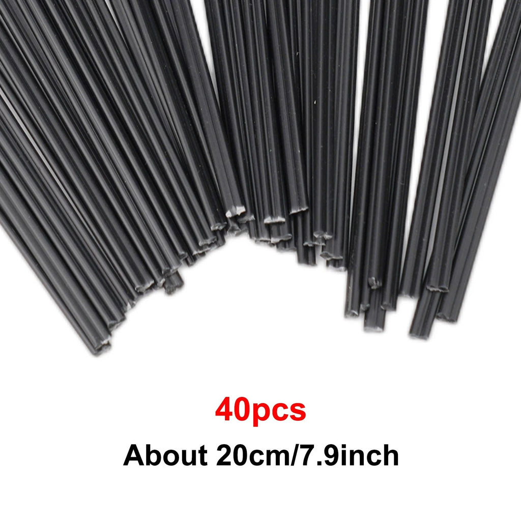 40pcs 200mm Plastic Welding Rods for Car Bumper Repair (Universal)