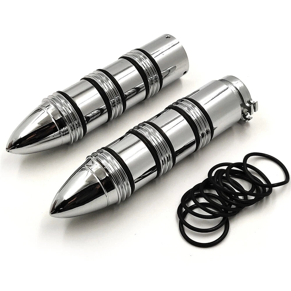 O Ring Chrome Hand Grip for Harley Dyna Low Rider / Honda Shadow 600 VLX (1991–2023)