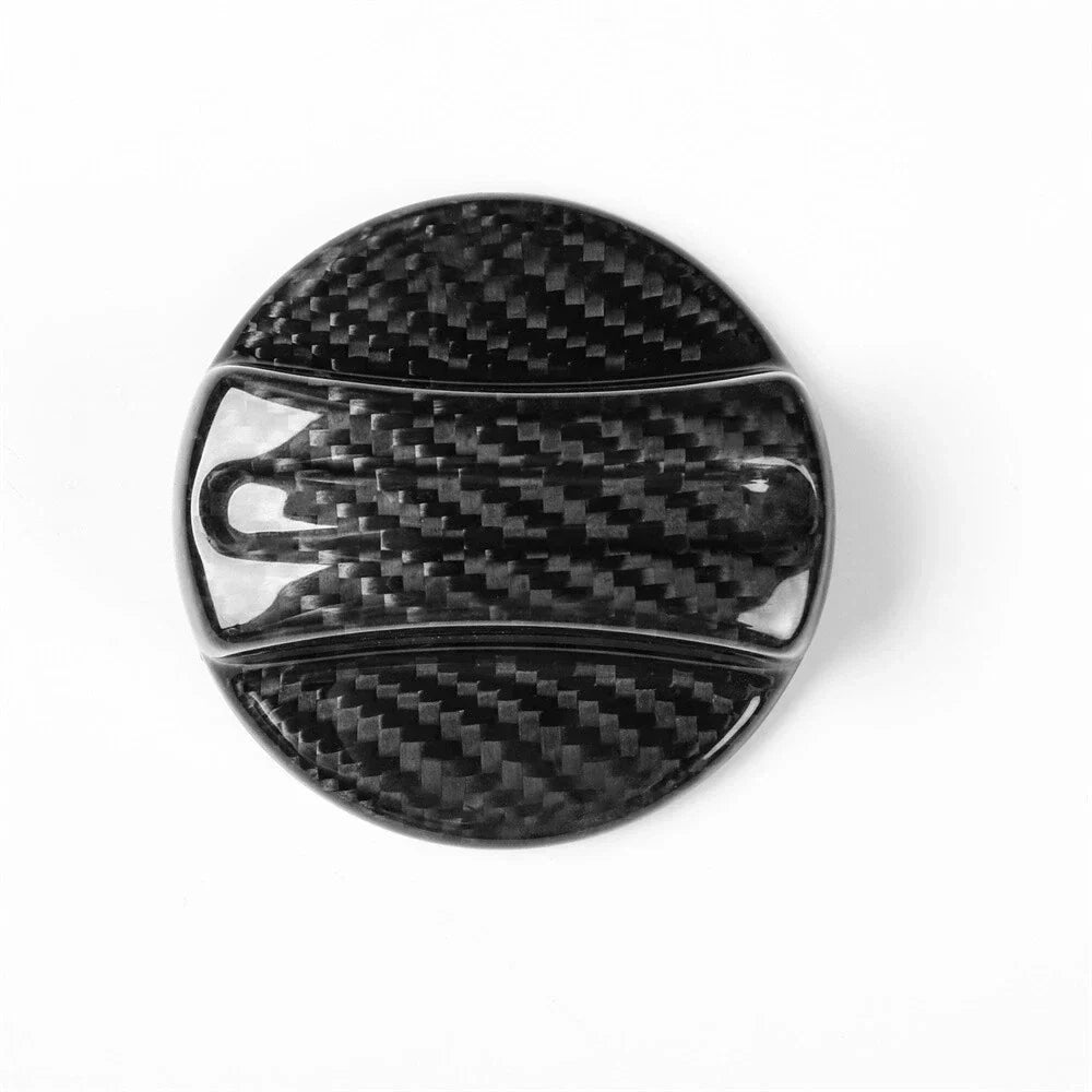Carbon Fiber Red Gas Fuel Cap Cover for BMW 5 Series M5 (2011-2020)