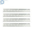 Set of 4 E Track Tie Down Rails for Garage Storage