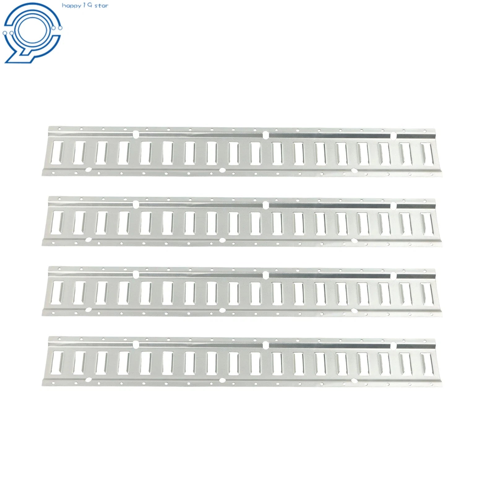 Set of 4 E Track Tie Down Rails for Garage Storage