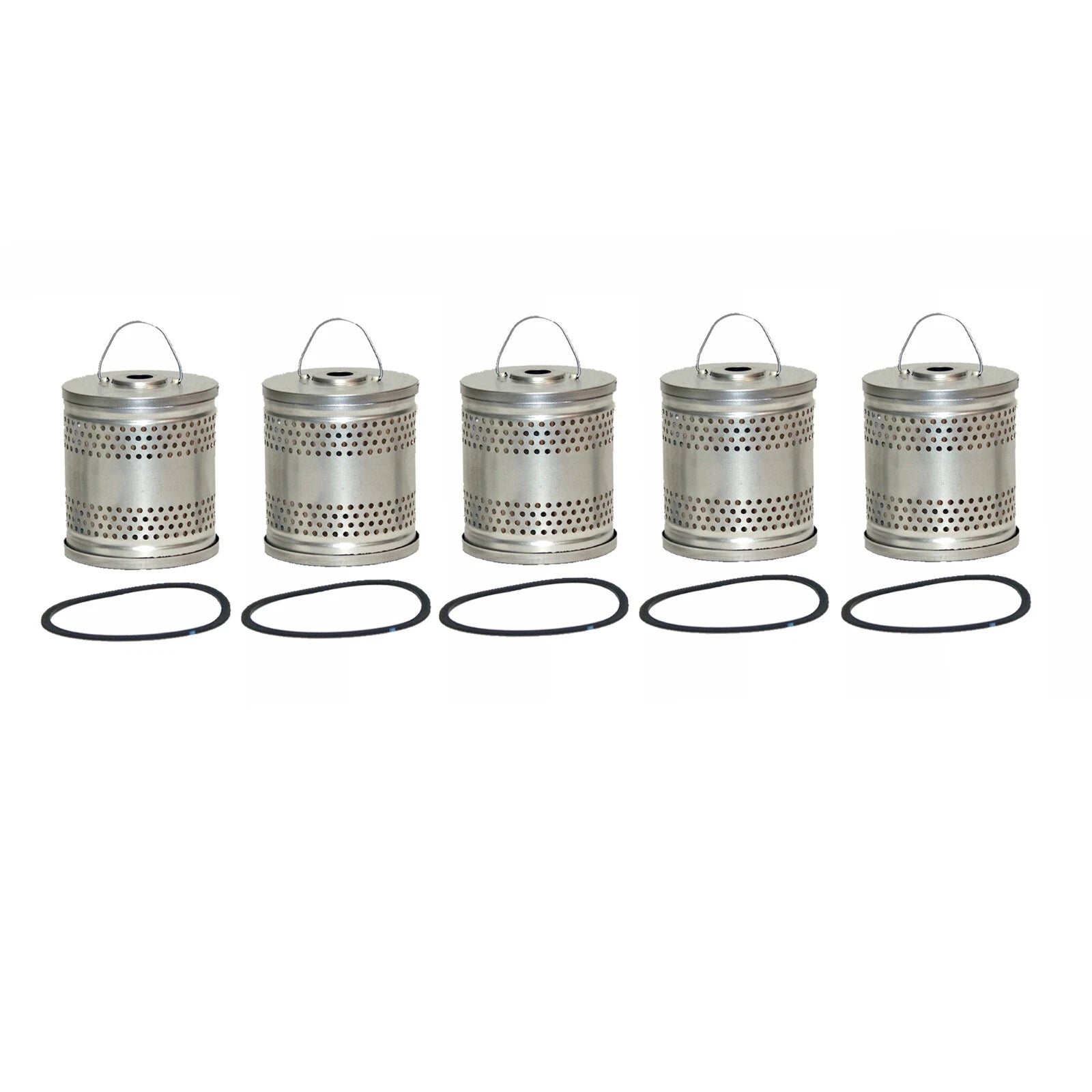 Set of 5 WIX Engine Oil Filters for (Cartridge Lube Metal Canister)