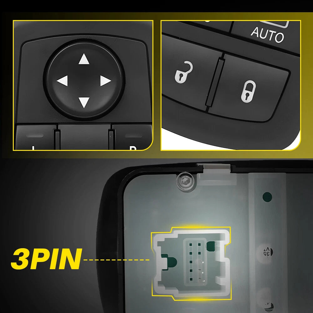 Power Window Master Control Switch for Dodge Challenger (2015–2022)