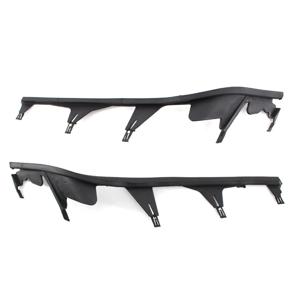 Pair Upper Headlight Lamp Cover Strip Trim for BMW 3 Series E46 (1998–2001)