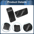 Set of 2 Automatic Foot Accelerator Pedal Covers for Ford Ranger (2024) Black