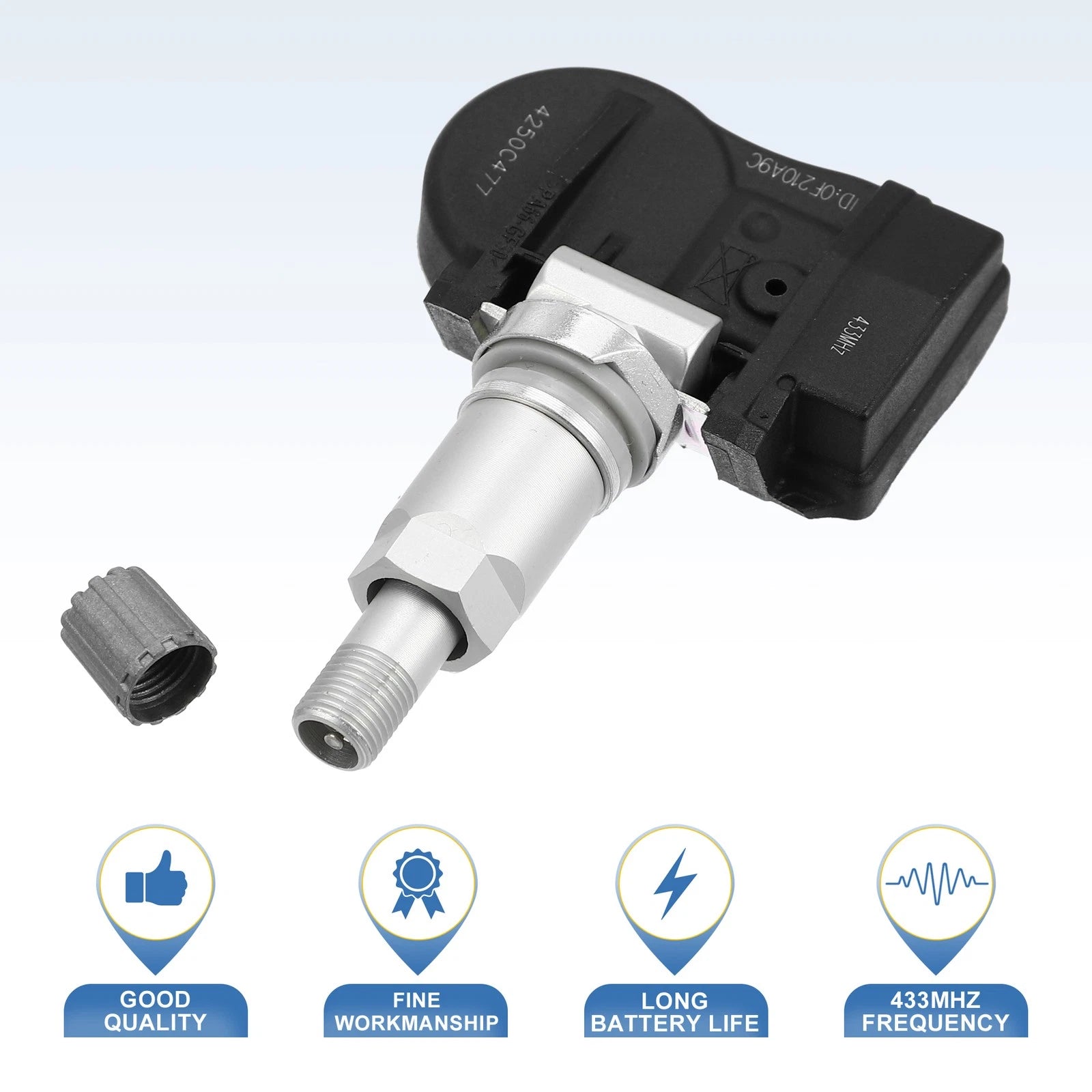 Set of 4 TPMS Sensors 4250C477 433MHz for Mitsubishi 