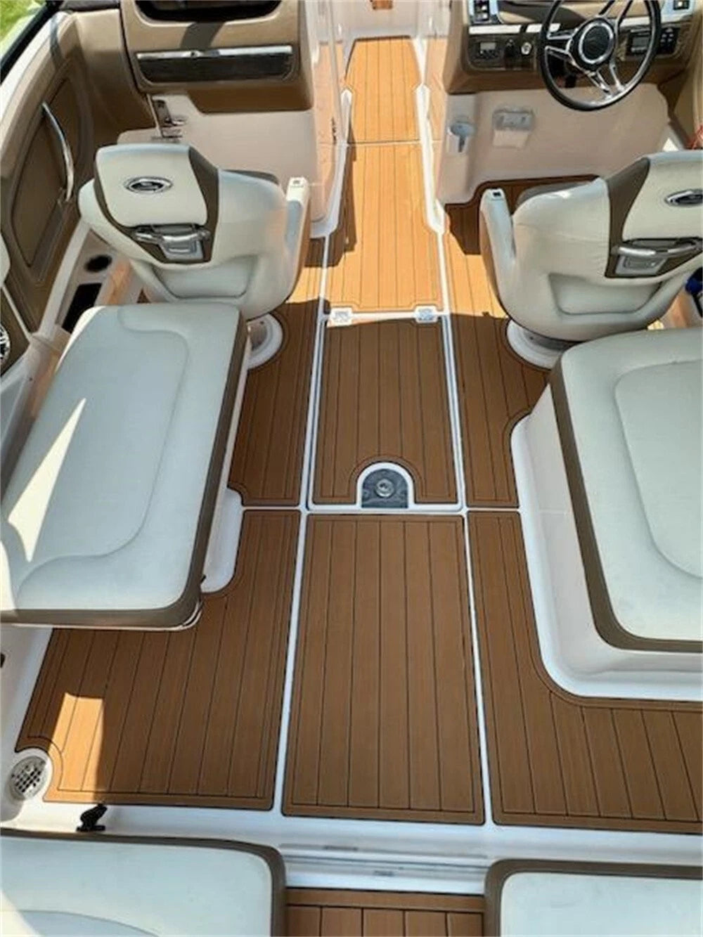 EVA Foam Faux Teak Floor Pad for Chaparral 257 SSX (2016)