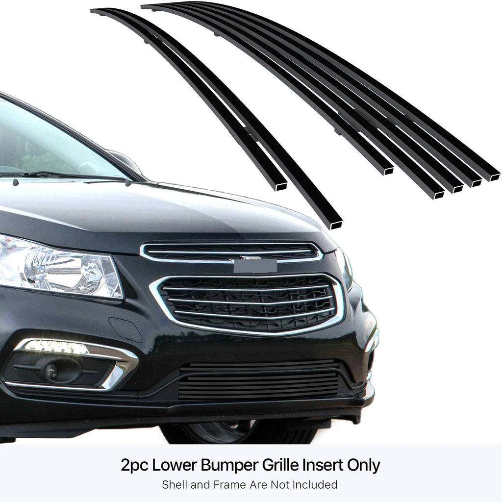 Stainless Steel Black Billet Grille Insert for Chevy Cruze (2015)
