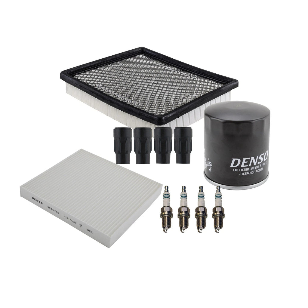 Denso Tune Up Kit 4 Spark Plugs & Boots for Dodge Avenger Sebring (2007–2010)