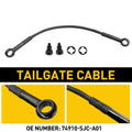 Tailgate Lift Support Strap for Honda Ridgeline (2006–2022)
