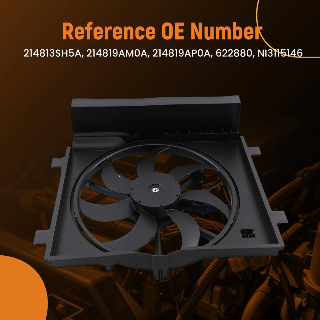 Radiator Cooling Fan for Nissan Sentra 1.6L/1.8L (2013–2018)