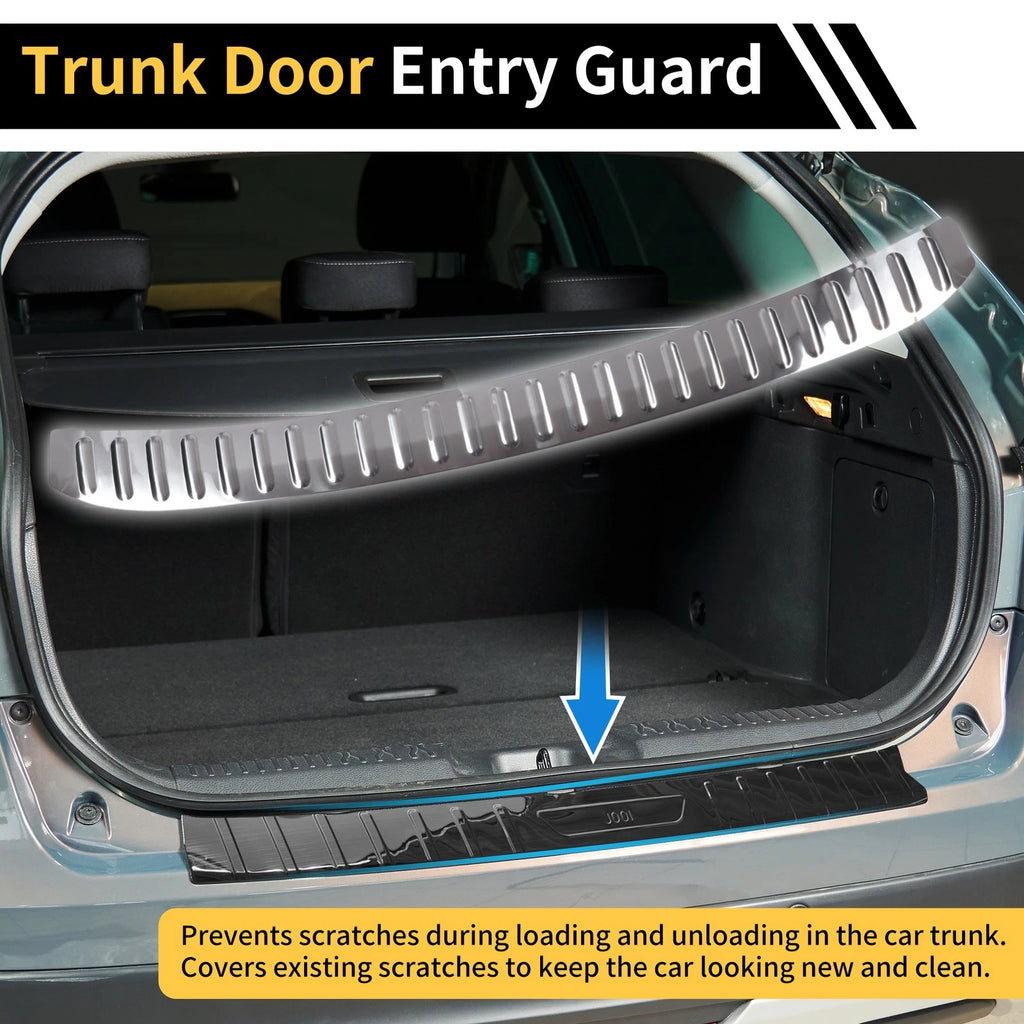Rear Bumper Topper for Honda CR-V (2012–2014) Silver Tone 1 Pcs