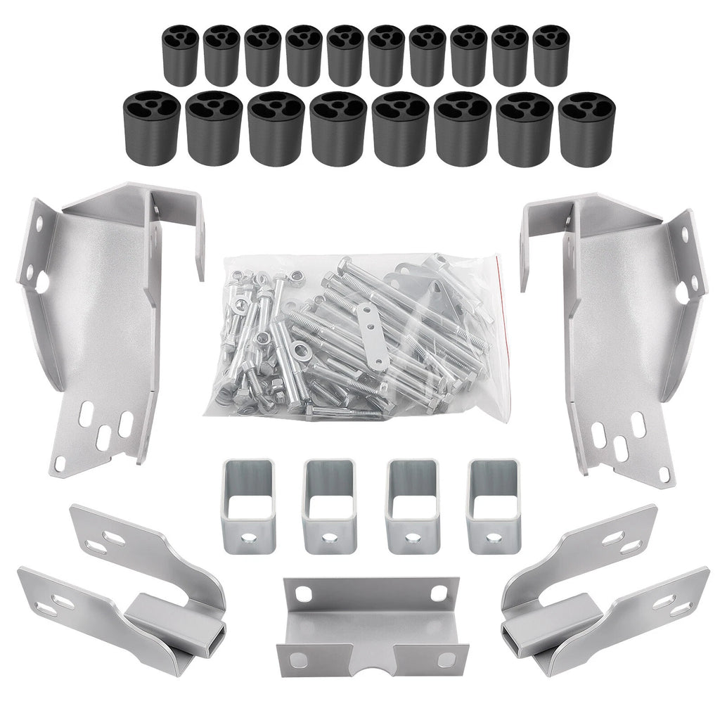 3" Body Lift Kit for Chevy GMC Silverado Sierra 1500 (2007–2013)