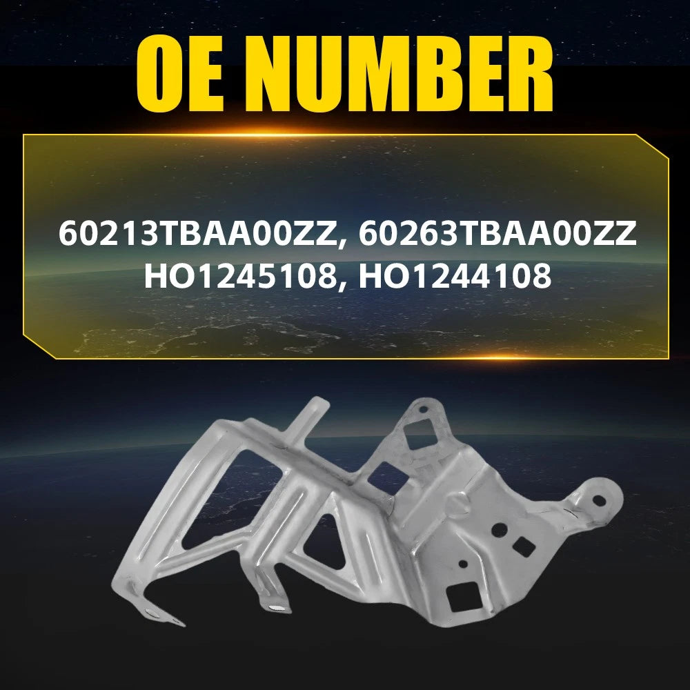 Pair of Front Fender Brackets LH RH for Honda Civic (2016–2021)
