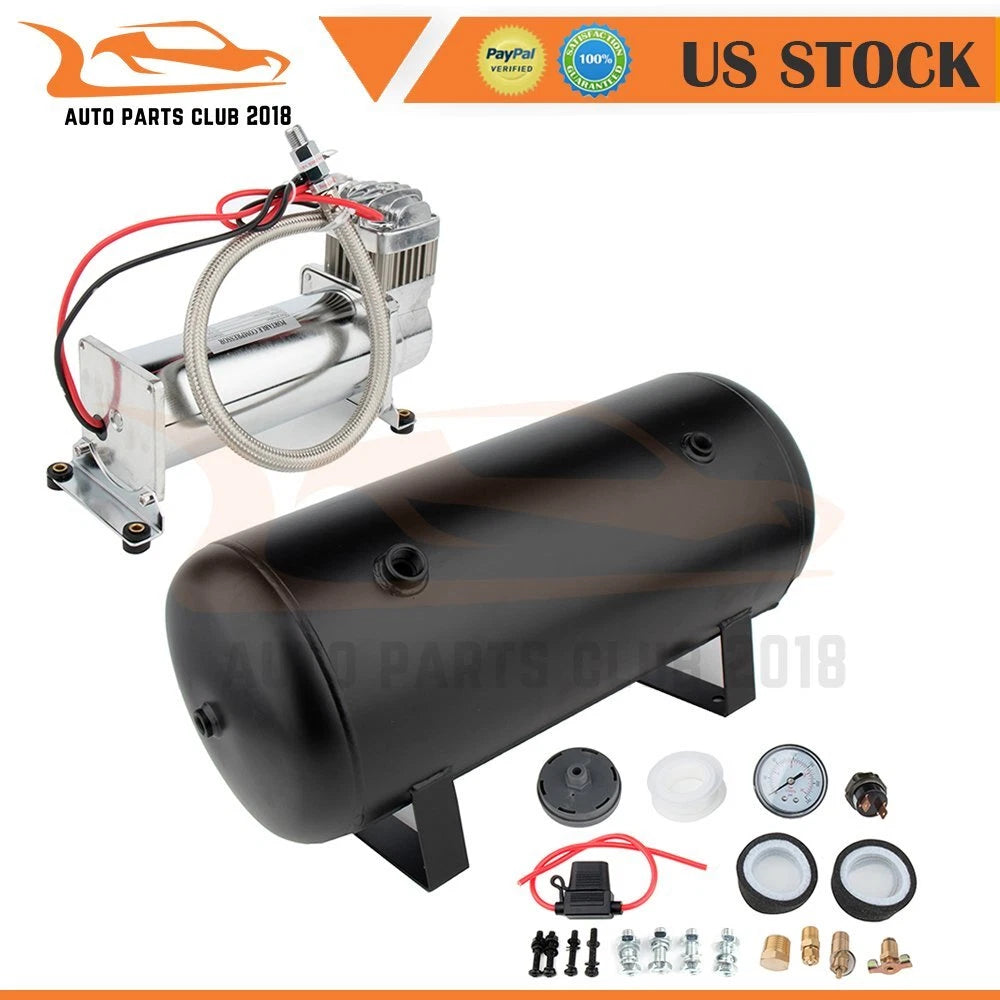 Air Compressor Tank Gauge Kit for Car Horn System (200 PSI)