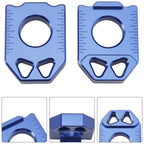 CNC Rear Chain Adjuster Axle Block for Suzuki DRZ400SM 400S 400E (2005–2024) Blue