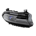 Passenger Side Halogen Headlight Assembly w/LED Daytime Running Lamp w/o Logo