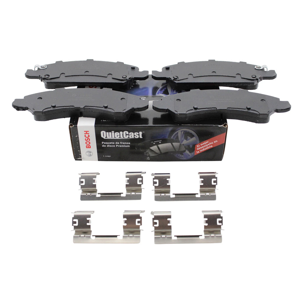 Bosch QuietCast Brake Pads for Cadillac Escalade, XTS & Chevy Silverado, Sierra 1500 (2014–2020)
