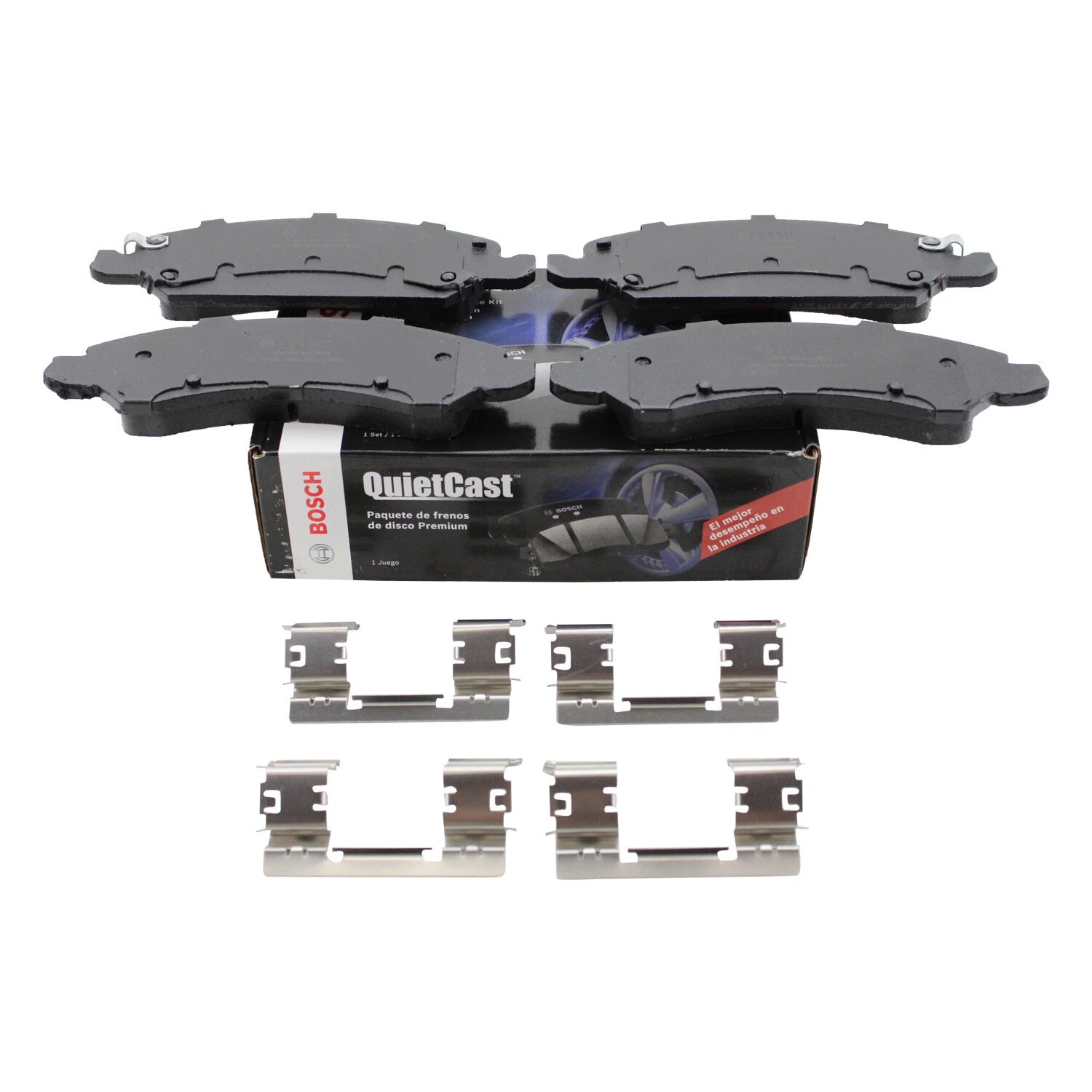 Bosch QuietCast Brake Pads for Cadillac Escalade, XTS & Chevy Silverado, Sierra 1500 (2014–2020)
