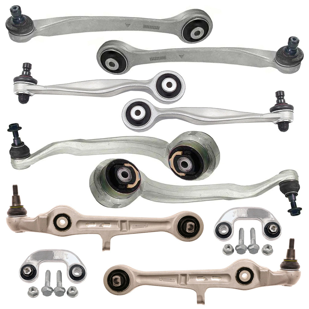 10pc Front Control Arms & Sway Bar Links Kit for Audi A4 Quattro S4 (1996–2001)