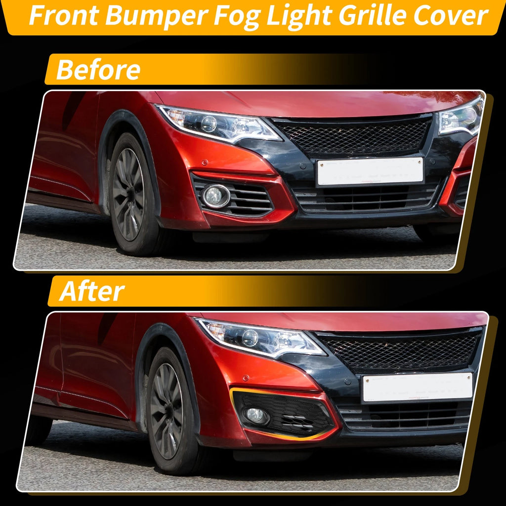 Right Side Fog Light Grill for Honda Civic Hatchback (2017–2019) 71103TGGA20