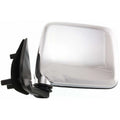 Manual Mirror for Nissan D21 (1986–1994) Left Black Base Chrome