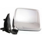 Manual Mirror for Nissan D21 (1986–1994) Left Black Base Chrome