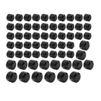 62X Black Engine Bolt Caps for Harley Touring Road King Street Glide (2017-24)