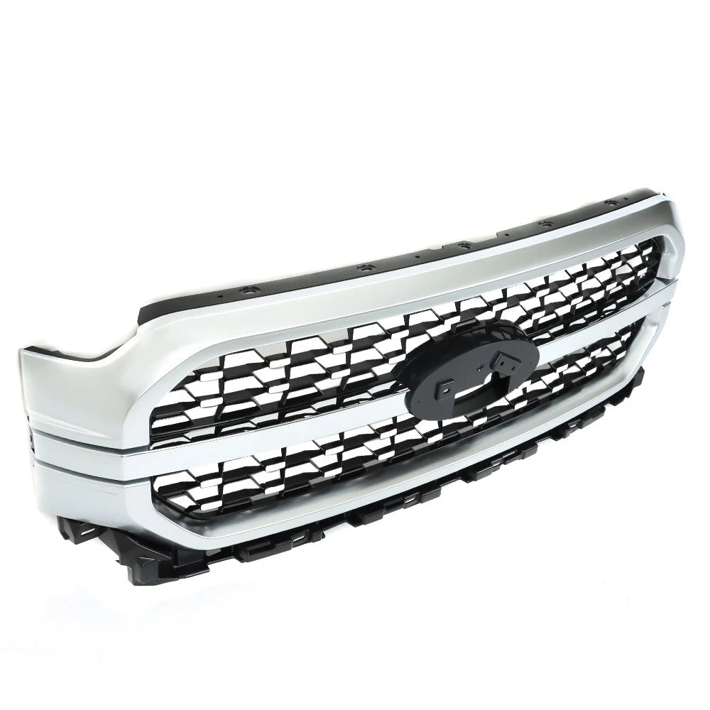 Chrome Front Upper Bumper Grille Assembly for Ford F-150 (2021â2023)