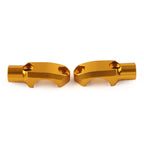 1 Pair Gold Master Cylinder Mirror Clamp Mount Bracket for BMW F900XR (2019–2021)