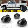 3PCS Control Knob Set for Dodge Ram 1500 (1994–1997)