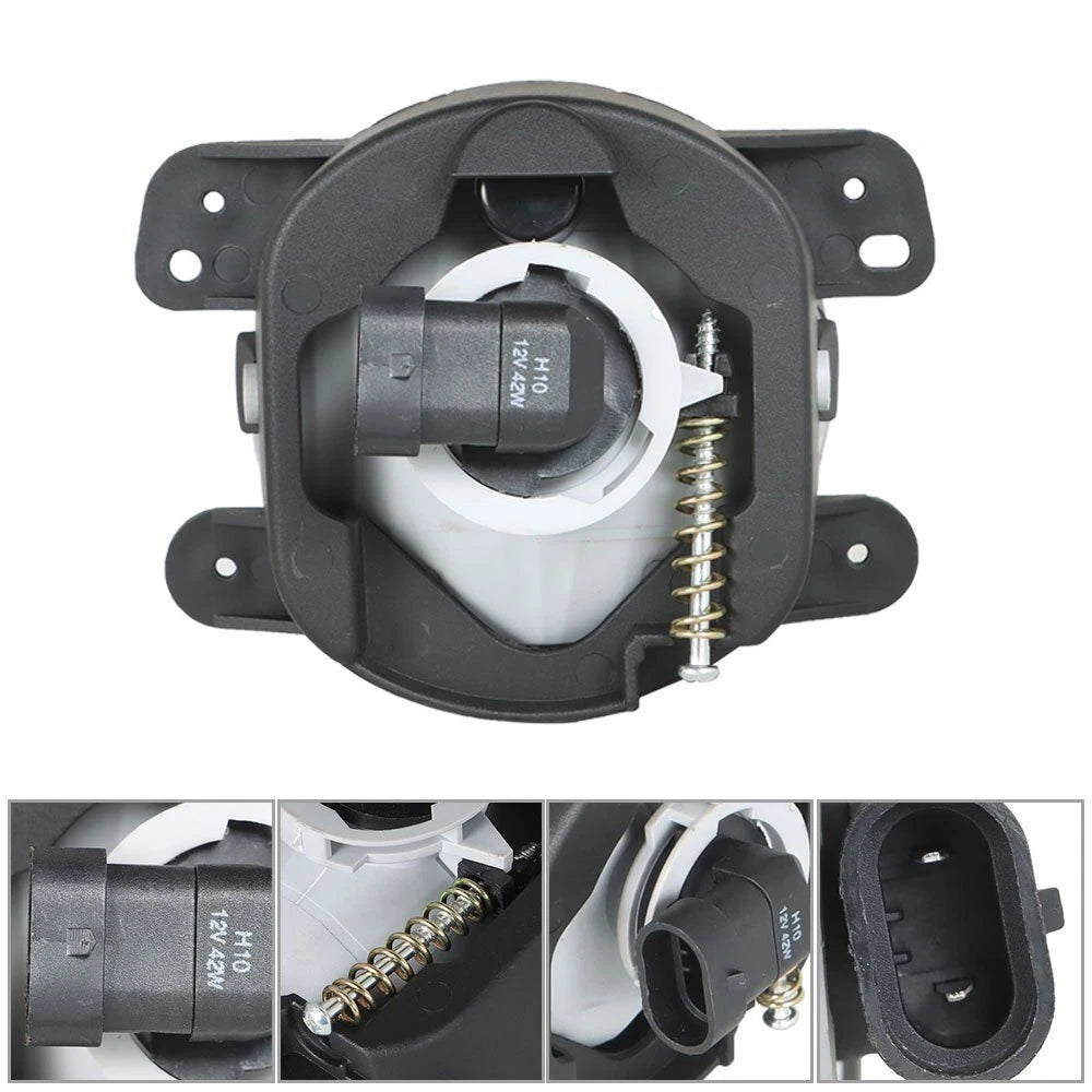 2X Fog Lights for Dodge (2011-2014) with Bulbs, Switch, Wiring Kits