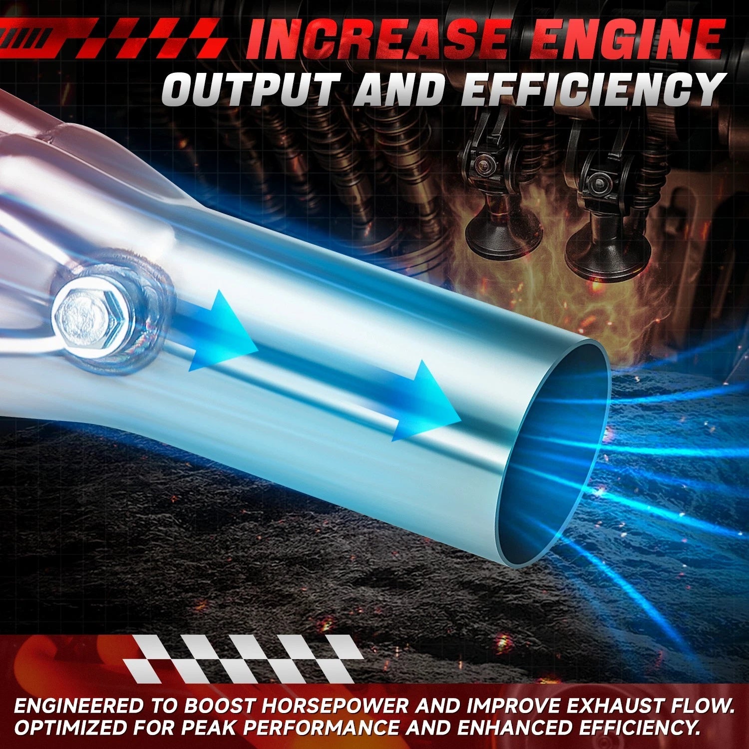 Full Length Headers for Cadillac CTS V8 (2004–2007) - Left & Right