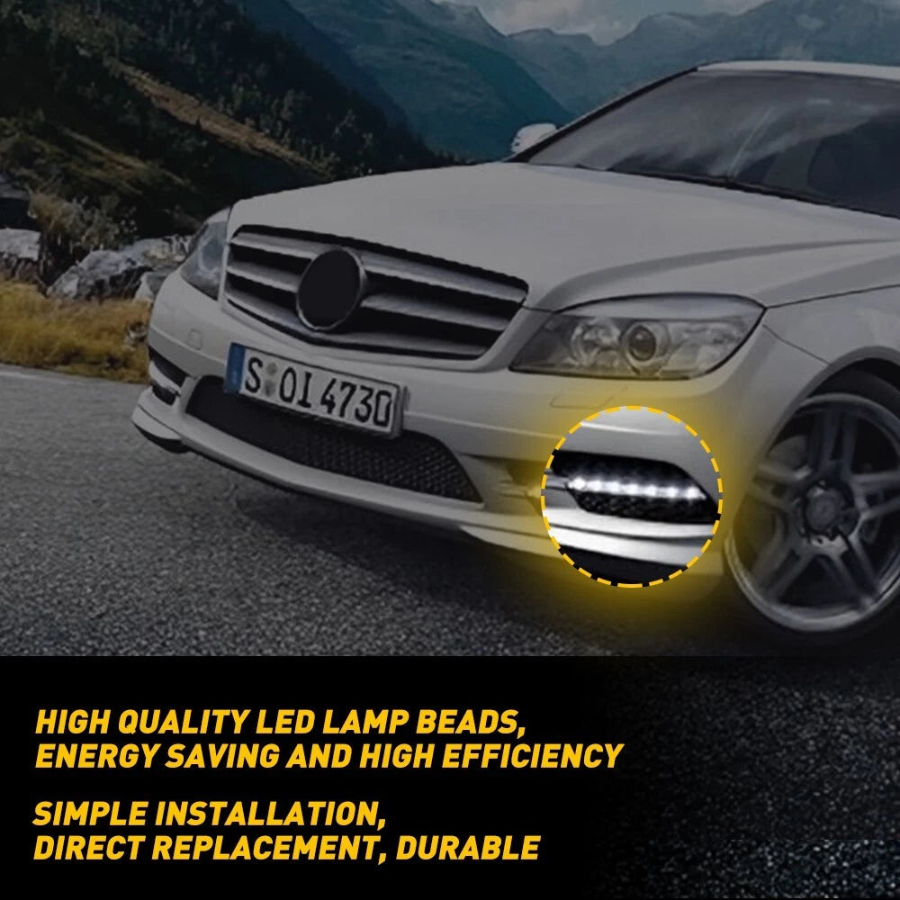 1X Left Daytime Running Fog Lamp for Mercedes-Benz SLK-Class (2011–2013)