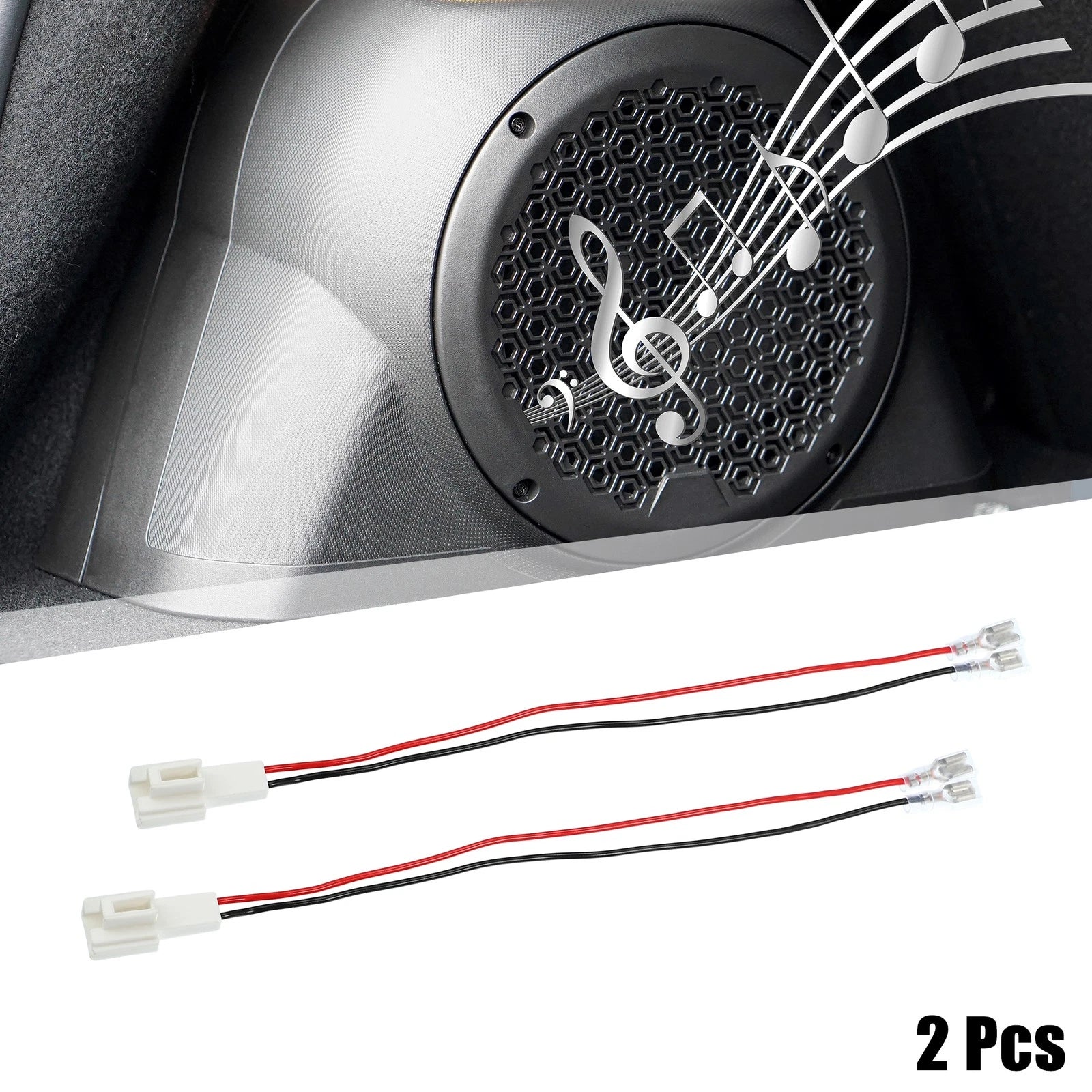 2X Car Speaker Connector Wire Harness Adapter for Kia Toyota