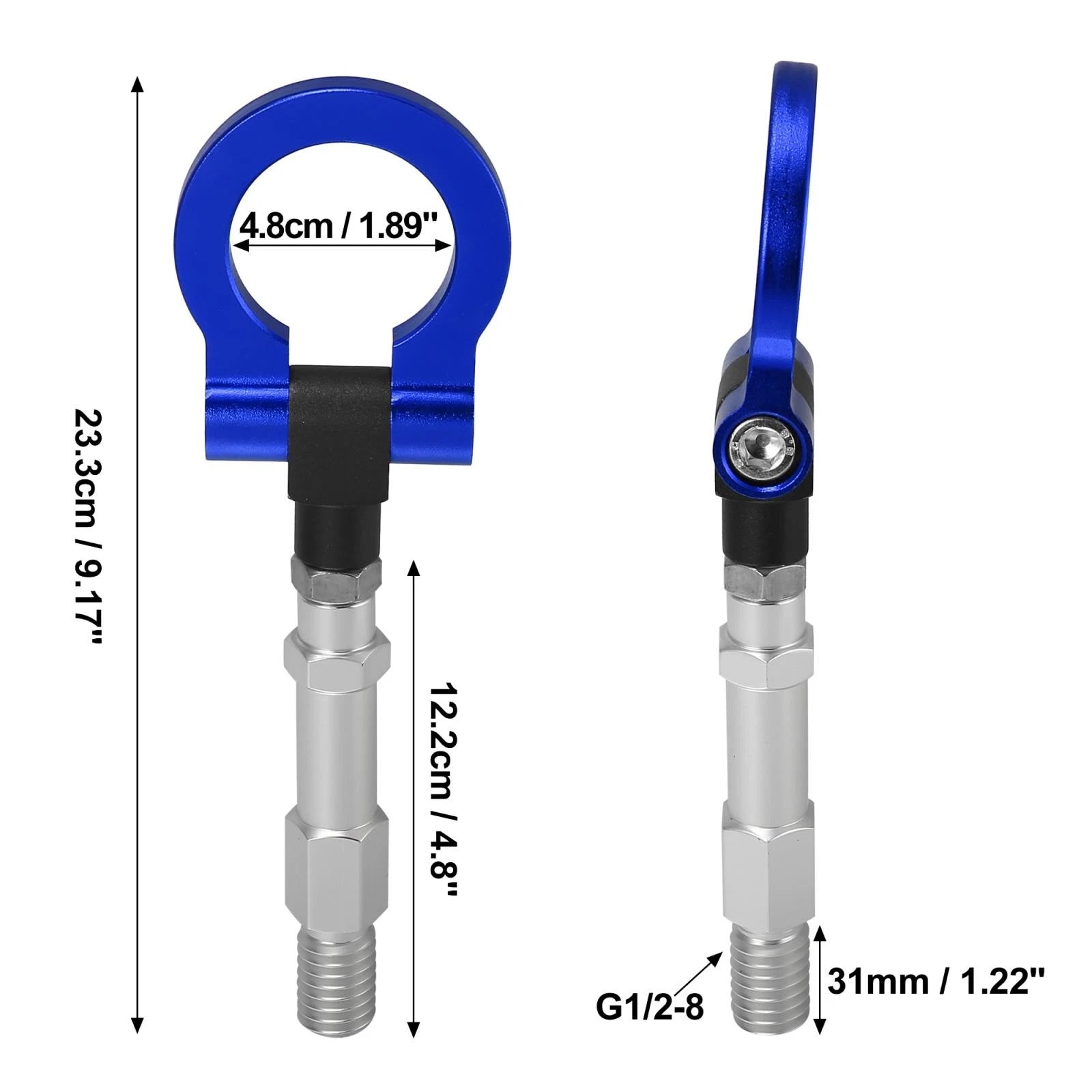 Tow Hook Screw for Audi A5 (2010–2017) - Blue Aluminum Alloy