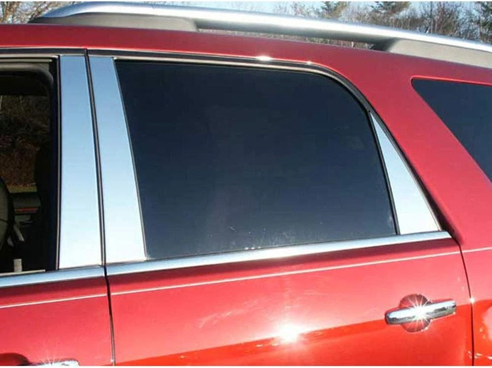 6pc. Luxury FX Chrome Pillar Post Trim for 2007-2016 GMC Acadia