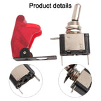 Illuminated SPST Toggle Switch for Automotive 12V 20A (Car/Boat)