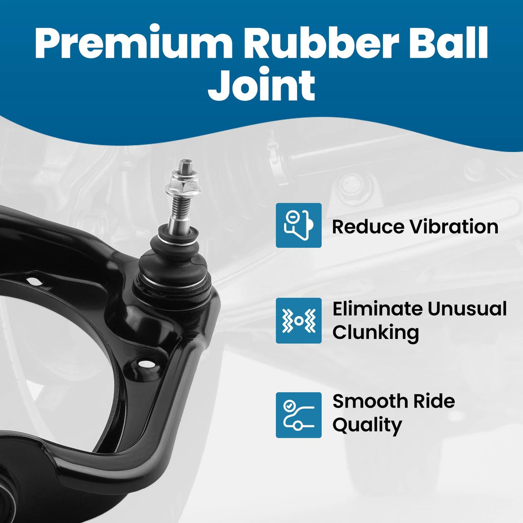 Set of 4 Front Upper Control Arm Lower Ball Joint for Ford Explorer (2007–2010) K80723