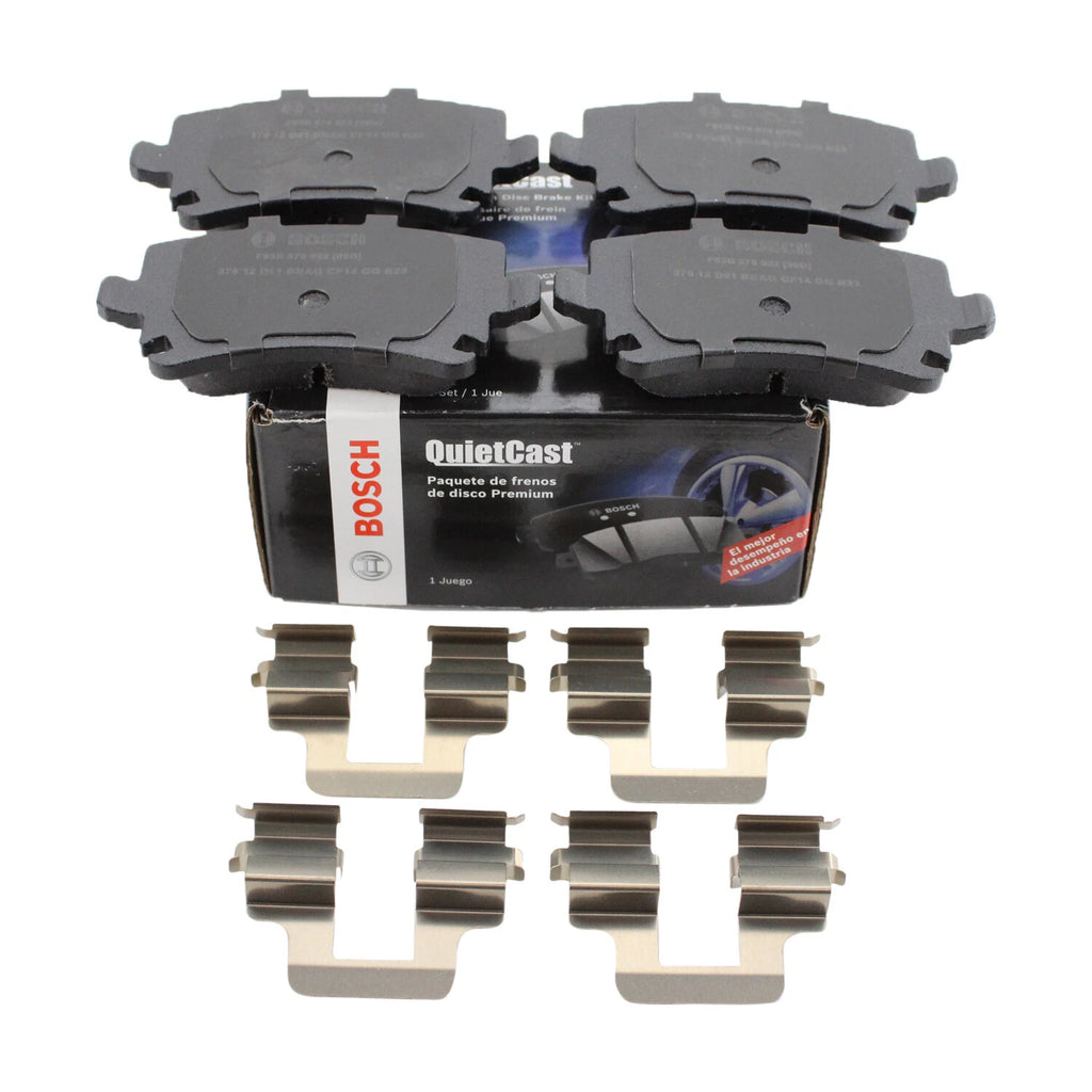 Bosch QuietCast Rear Ceramic Brake Pads for Audi A3 A4 A6 TT, VW GTI Jetta Tiguan (2006–2023)
