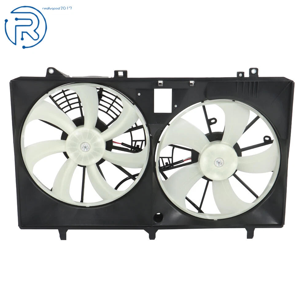 Radiator Condenser Cooling Fan Assembly for Toyota Sienna, Lexus RX350 (2010–2016)