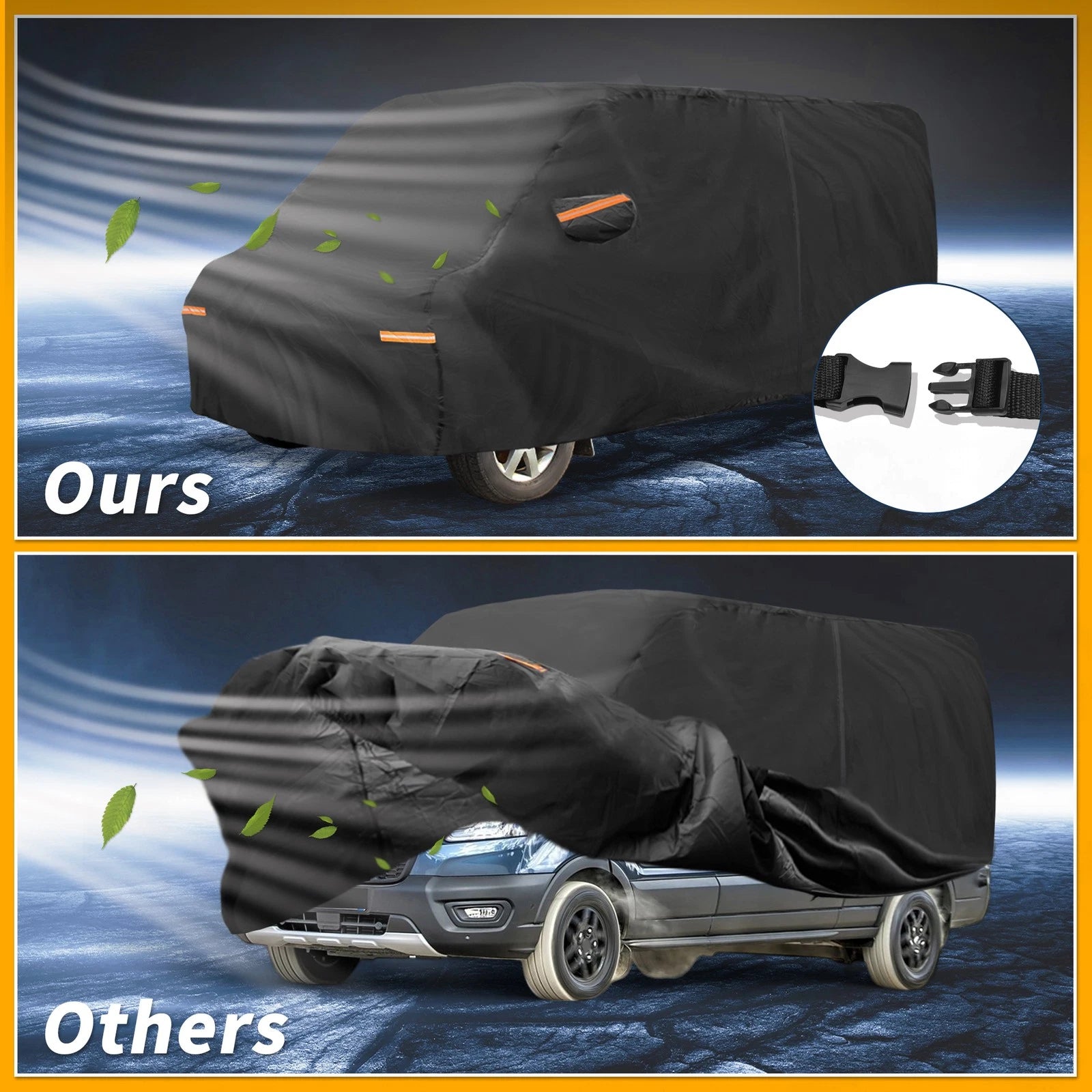 Waterproof All Weather Car Cover for Ford Transit Connect (2010–2023)