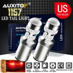 2X Red LED Stop Turn Signal Brake Tail Light Bulbs for Various Models
