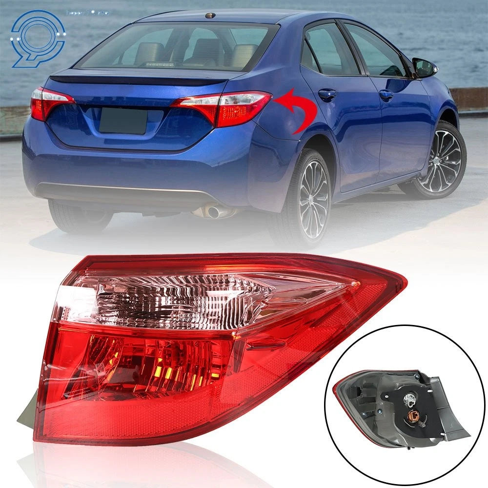 Outer Tail Light Brake Lamp Right Side for Toyota Corolla Sedan (2017–2019)