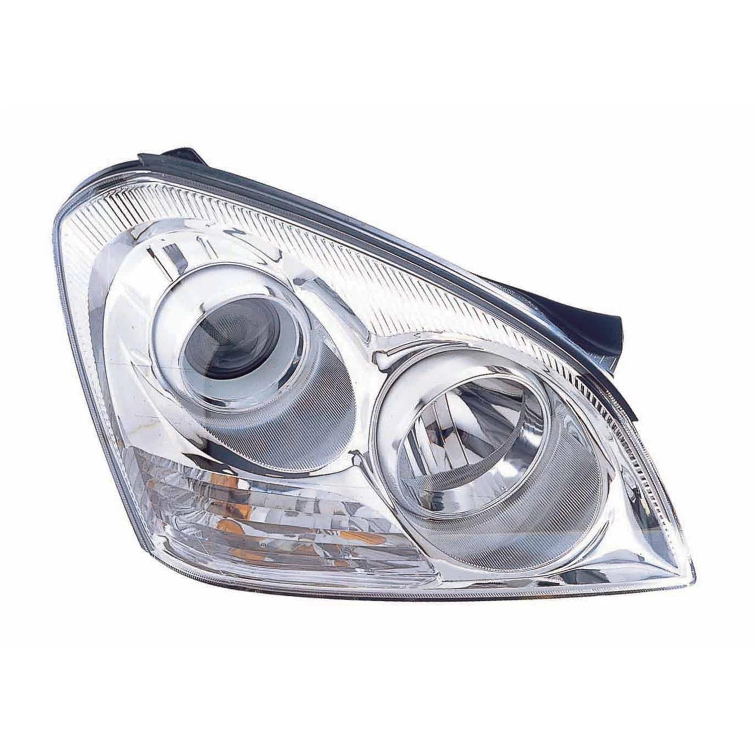 Chrome Passenger Side Head Light Assembly w/Chrome Insert w/o Appearance Package