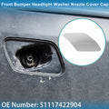 Front Right Washer Nozzle Cover Cap No. 51117422904 for BMW X6 (2015–2019) Silver Tone