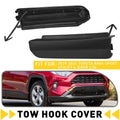 2X Front Bumper Tow Hook Eye Cap Cover for Toyota RAV4 (2019–2020)
